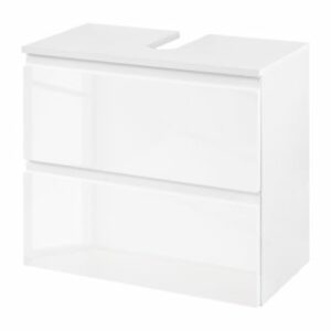 Skrinka pod umývadlo Cardiff High Gloss White / White