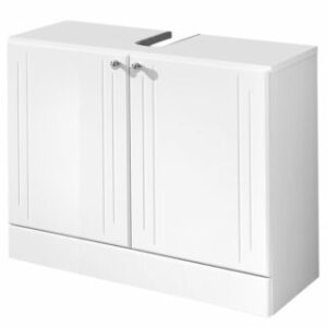 Skrinka pod umývadlo Quickset 955 biely vysoký lesk