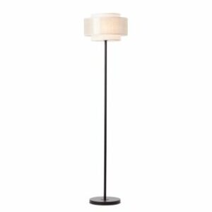 stojaca lampa Odar Linen; Zmiešaná látka  1 plameň