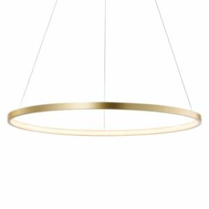 LED závesné svietidlo Circle II akrylové sklo / žehlička 2 plamene