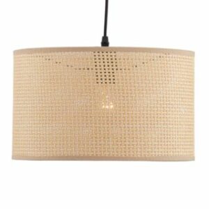 Závesná lampa Araluen I ratan / žehlička 1 plameň