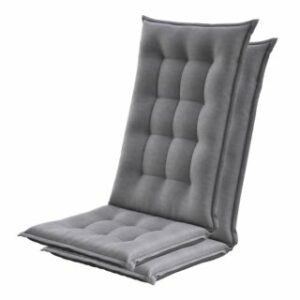 Podložka na stoličku Garden Basic (sada 2 ks) sivá