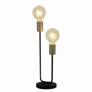 Stolná lampa Modo I hliník 2 plamene