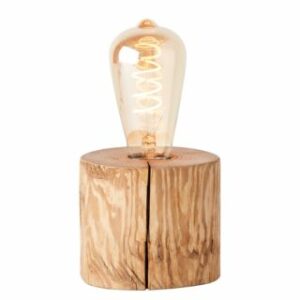 Stolná lampa Trabo I Čiastočne masívna borovica, 1 lampa