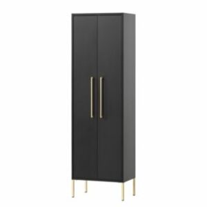 Vysoká skrinka Sarah Black Šírka: 46 cm