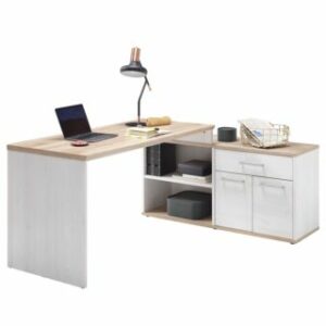 Rohový stôl Artisan Decor z dubu Vernie