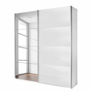 Šatníková skriňa s posuvnými dverami Quadra (zrkadlo) Výška: 230 cm Šírka: 271