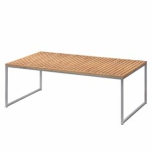 Konferenčný stolík Teakline Exclusive Masívny teak / nehrdzavejúca oceľ
